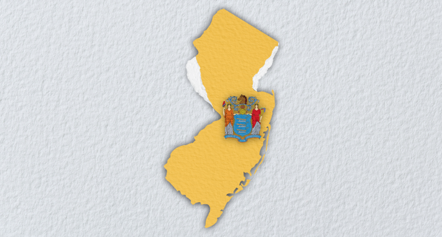 illustration of state of New jersey