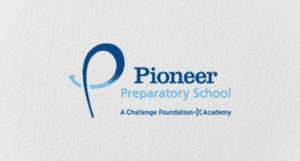 school logo atop parchment