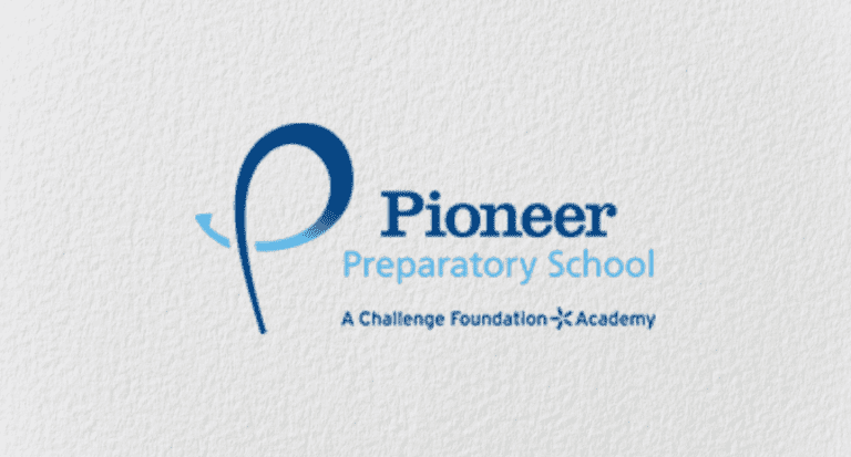 school logo atop parchment