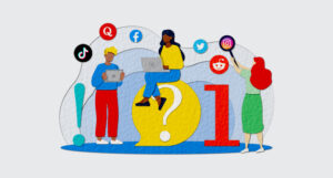 social media round-up illustration