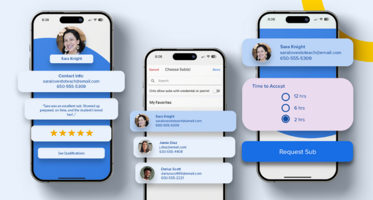schools app / admin app
